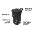 thumbnail image 4 of RAMTUFF Wheeled Outdoor Trash Can Black 121L/32G, 4 of 5