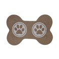 thumbnail image 1 of Braided Cotton Bone Shape Pet Mat (Dpuble Paw), 1 of 1