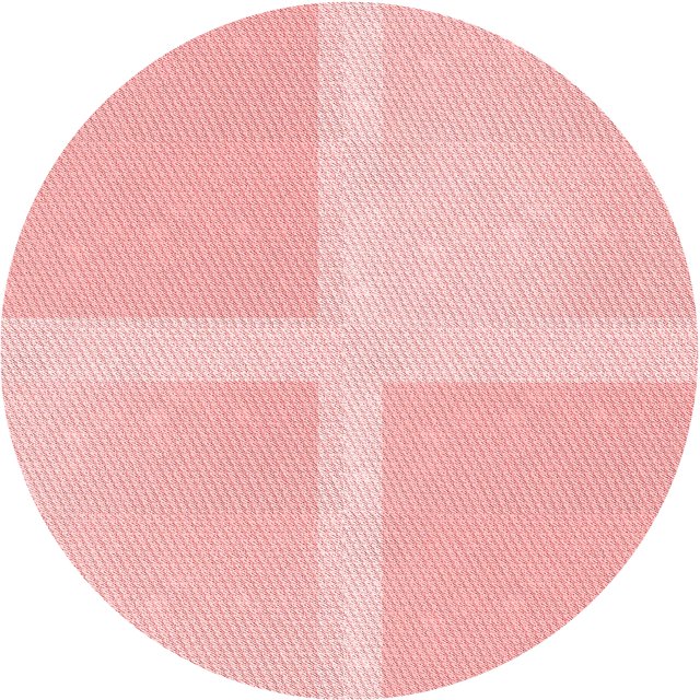 Ahgly Tapis d'Intérieur Lavable en Machine Carré Transitionnel Pastel Rouge Rose, 3 Pieds Carré