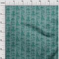 thumbnail image 3 of oneOone Cotton Flex Dusty Teal Green Fabric Tropical Tree Sewing Craft Projects Fabric Prints By Yard 40 Inch Wide, 3 of 4