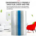 thumbnail image 3 of 1 Roll Strong Adhesive Disposable Transparent Shoes Plastic Film for Home Automatic Shoe Covers Dispenser (Width 15cm), 3 of 8