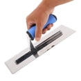 thumbnail image 4 of Notch 4mm Square Notch Trowel Stainless Steel Hand Notch Trowel with Soft Handle for Cement Concrete Masonry Tile Installation, 4 of 7