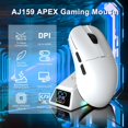 thumbnail image 2 of AJ159 gaming mouse , wireless, PAW3395 sensor, 3 modes, with charging base, 2 of 9