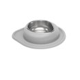 thumbnail image 1 of WeatherTech Unique Bas Système d'Alimentation pour Animaux de Compagnie 32 oz. - Acier Inoxydable - Gris Clair, 1 of 1