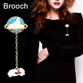 thumbnail image 2 of Broches Créatives Astronaute de la Terre à la Mode, 2 of 9