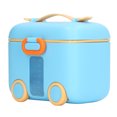thumbnail image 3 of Milk Powder Storage Container, Baby Milk Powder Dispenser Premium PP  For Travel Use Blue,Reddish Orange, 3 of 8