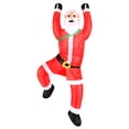 thumbnail image 2 of Occasions 6.5’ Inflatable Hanging Santa – Christmas Outdoor Decoration, 2 of 10