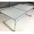 thumbnail image 2 of Folding Camping Table Portable Picnic Outdoor Garden BBQ Camping Table Foldable Laptop Dining Desk Silver, 2 of 9