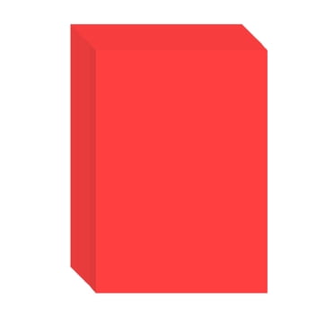 A4 70gsm Red Color Copy Paper - 100 Sheets/Pack, 210x297mm (8.3x11.7in), Ideal for Color Printing, Handcraft Origami & Advertising Use, Premium Colored Paper for Creative Projects and Office Needs
