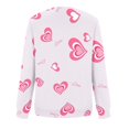 thumbnail image 4 of Meichang Chandail en Molleton Surdimensionné pour Femmes Chandail en Molleton de la Saint-Valentin Graphique Amour Manches Longues Chandail Décontracté Coupe Ample Col Rond Chandails en Molleton de Vacances, 4 of 5