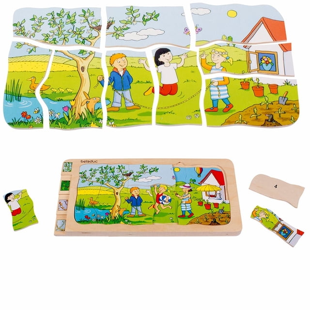 Beleduc - Layer Puzzle "4 Seasons"