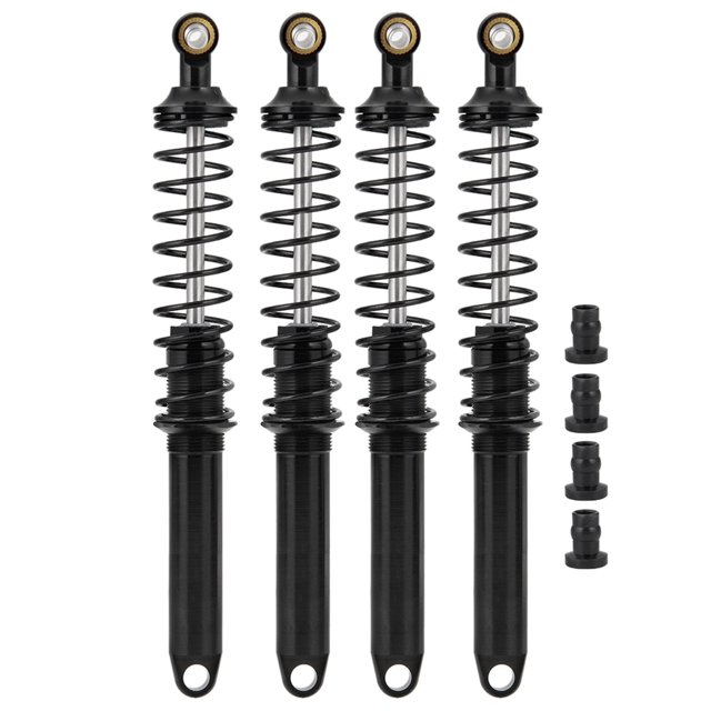 fastboy Aluminum Alloy Smooth Front Rear Shock Absorber For 1/10 Axial SCX10 90046 D90 TRX4 TF2 CC01 Capra RC Car Part TYPE5