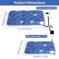 thumbnail image 2 of Pet Heating Pad with Adjustable Timer and Temperature for Indoor Outdoor Dog Cat Bed Mat, 2 of 4