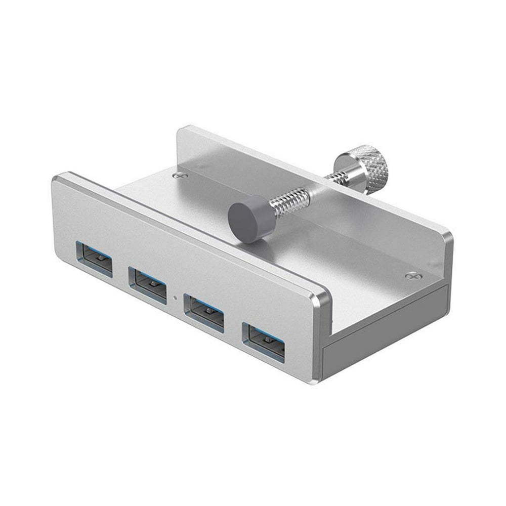 Adapter Hub Multi USB Splitter USB Hub Aluminum 4 Ports USB 3.0 Aluminum Alloy Hub