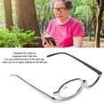 thumbnail image 3 of Lunettes de Maquillage à Lentille Relevable Simple, Lunettes de Lecture à Rotation de 180 Degrés, Lunettes de Lecture Cosmétiques pour Femmes avec Étui à Lunettes, 3 of 8