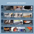 thumbnail image 3 of Electric Compressed Air Duster, 1600g Thrust 50000RPM Electric Air Duster with 64mm Duct, LED Light, Rechargeable Cordless Blower for Industrial Cleaning, Computer Keyboard, Car, 3 of 7
