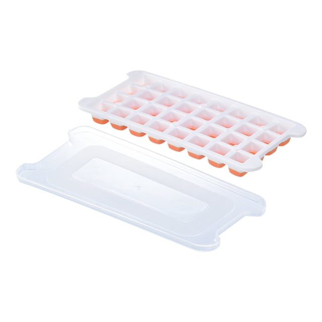 Amzcrzy Ice Cube Tray Ice Tray Easy Demoulding Ice Tray With Lid Household Refrigerator Ice Tray Ice Tray Apartment Essentials Ice Tray