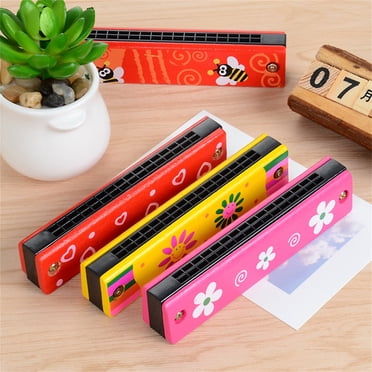 EGNMCR EducationaSwan Harmonica 16 Holes Hooter Bugle Educational Toy Gift For Kids, Christmas Gifts for Kids