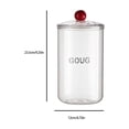 thumbnail image 3 of Airtight Sealed Jar Food Storage Container, Clear Plastic Kitchen Pantry Organization Box, Dry Goods Coffee Snack Grain Storage with Locking Lid, 3 of 6