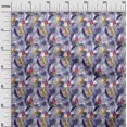 thumbnail image 3 of oneOone Polyester Spandex Violet Fabric Tropical Leaf Sewing Craft Projects Fabric Prints By Yard 56 Inch Wide, 3 of 5