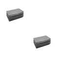 thumbnail image 2 of Maytalsory 3pack/lot Durable Under Bed Storage Drawers Non-woven Fabric Storage Solution For Bedding Keeping Gray 2Set, 2 of 6