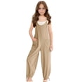 thumbnail image 1 of Girls' Jumpsuits Rompers Cute Summer Clothes Adjustable Wide Leg Jumpsuit Loose Rompers Cute Clothes 11-12 Y, 1 of 8