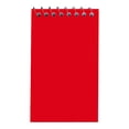 thumbnail image 1 of 3x5 Inch Top Bound Spiral Memo Pads, Pocket Mini Notebooks, Portable Wire Binding Note Book,50 Sheet Per Pad Small Jotter for On The Go Quick Note Task Draft & Temporary Information Recording,Red, 1 of 9