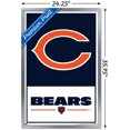 thumbnail image 2 of NFL Chicago Bears - Logo 21 Wall Poster, 22.375" x 34" Framed, 2 of 4