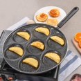 thumbnail image 4 of 7 Holes Frying Pan Non Stick Fried Eggs Cooking Pan Burger Mold Household Kitchen Cookware, 4 of 12