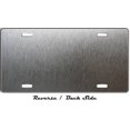 thumbnail image 3 of Panneau de Style Plaque d'Immatriculation 4x4 Blanc sur Noir, 3 of 4