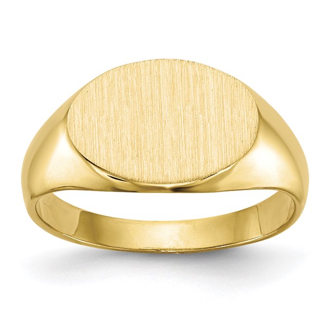 Bague Chevalière en Or Jaune 14 Carats