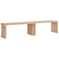 thumbnail image 4 of vidaXL Patio Bench Extendable Garden Bench Outdoor Seating Solid Wood Pine, 4 of 6