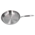 thumbnail image 3 of Tri Ply Stainless Steel Frying Pan, Non Stick Skillet with Stay Cool Handle, Dishwasher and Oven Safe Induction Cooking Pan, Professional Cookware Compatible with All Cooktops, 3 of 7