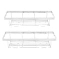 thumbnail image 1 of Era Aldo Wall Mount Shampoo Caddy, Bath Organizer, Adhesive, 2-pack, Chrome, 1 of 4