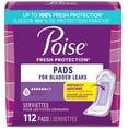 thumbnail image 1 of Poise Incontinence Pads for Women, Ultimate Absorbency, Regular, 1 of 5