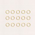 thumbnail image 5 of MasteelfCA 200 Pcs Anneaux à Ressort Dorés 6x5 mm Boucle de Sac Cercle Fendu Anneaux de Porte-Clés en Acier Inoxydable, 5 of 5