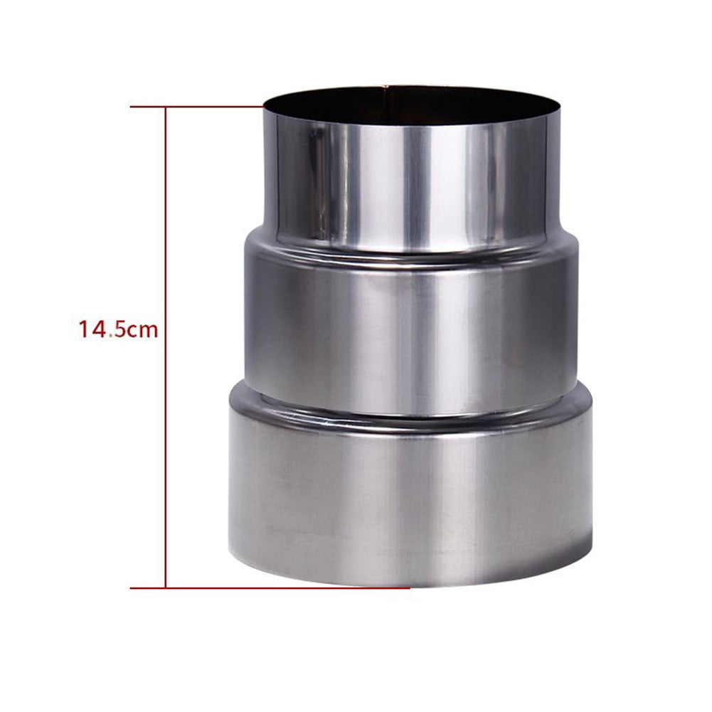 Stainless Steel Flue Liner Reducer / Tubing Connector Chimney Adaptor Stove Pipe
