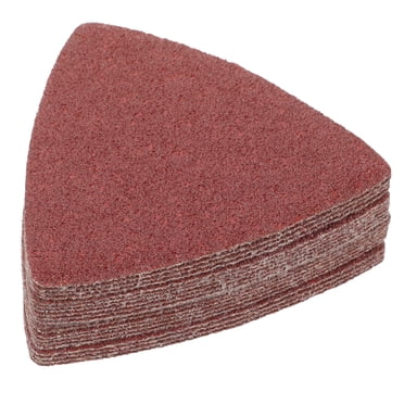 MIANGASTORE 20 Pcs Papier à Poncer Papier à Sable Accessoire de Perçage Bloc de Papier à Sable Papier à Sable Triangulaire