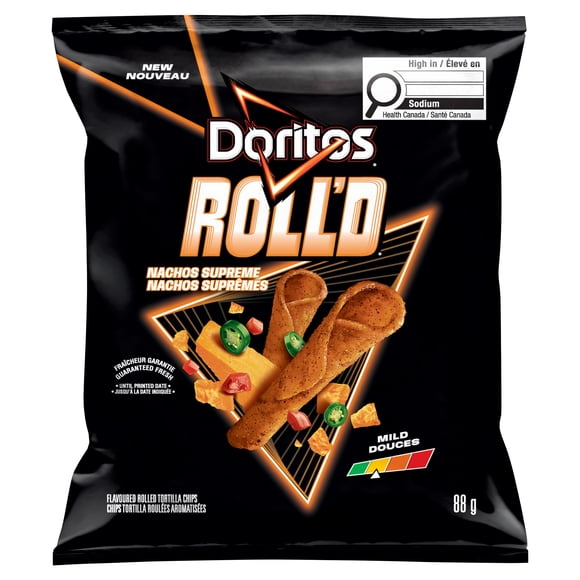 Doritos Roll'd Nachos Supreme Rolled Tortilla Chips, 88g