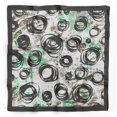 thumbnail image 3 of Bimba Womens Rectangular Printed Cotton Voile Scarf Neck Head Wrap-40 x 40 Inches, 3 of 7