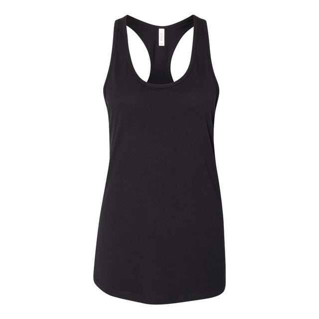 Bella Canvas 6008 Women`s Jersey Racerback Tank, XL, Black