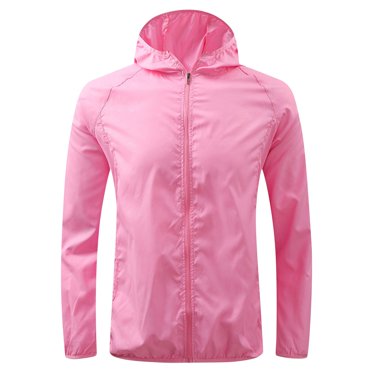 WRKEKC Sun Protection Shirts for Women, Athletic Jacket Women, Women Men Windproof Jacket Outdoor Sports Dry Windbreaker Coat Top