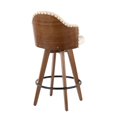 thumbnail image 3 of Ahoy Mid-Century Modern Barstool by LumiSource, 3 of 8