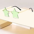 thumbnail image 3 of Stylish Rimless Star Sunglasses for Outdoor Activities and Fashionable Streetwear, 3 of 3