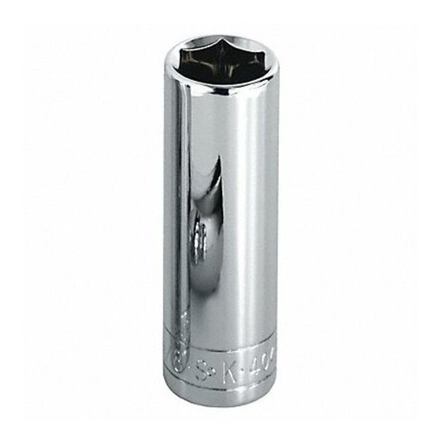 SK Professional Tools 7mm Socket 3/8 In. Drive Square Deep Chrome