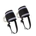 thumbnail image 4 of Lipstore 2 Pieces Ankle Straps for Cable Machine Ankle Cuff Lower Body Exercises Kickback Grey, 4 of 7