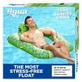 thumbnail image 1 of Aqua Leisure Zero Gravity Inflatable Swimming Pool Lounge Float, Green, 1 of 6