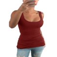 thumbnail image 5 of Women‘s Plus Size Low-cut Summer Sports Sleeveless Shirts, 5 of 5
