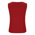 thumbnail image 4 of Timegard Camisoles pour Femmes Col en V Froncé devant Croisé Confortable Chic Décontracté Sans Manches Chemises Haut Blouse, 4 of 5