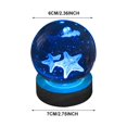 thumbnail image 2 of 3d Glowing Crystal Ball Night Light Ornament Creative Coloful Night Scene Lamp With Base For Home Decor Gift, 2 of 10